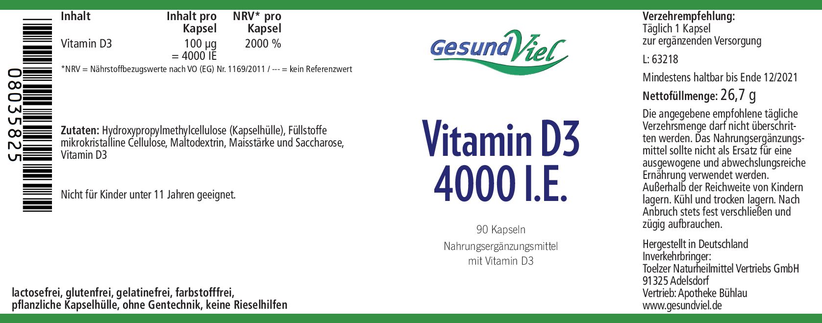 Gesundviel_VitaminD3_4000_90Kps_L63218NEU